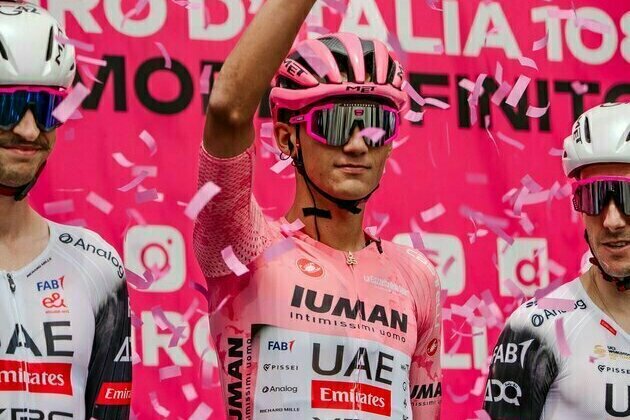 UAE Team Emirates - XRG's Del Toro secures third place in Giro d'Italia stage