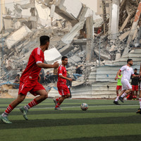 MIDEAST-GAZA CITY-FOOTBALL