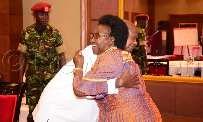 Cecilia's long presidential hug Cecilia's long presidential hug