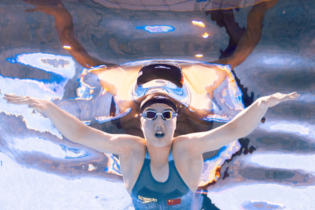 (SP)SINGAPORE-WORLD AQUATICS CHAMPIONSHIPS-SWIMMING-WOMEN'S 200M BUTTERFLY-SEMIFINAL