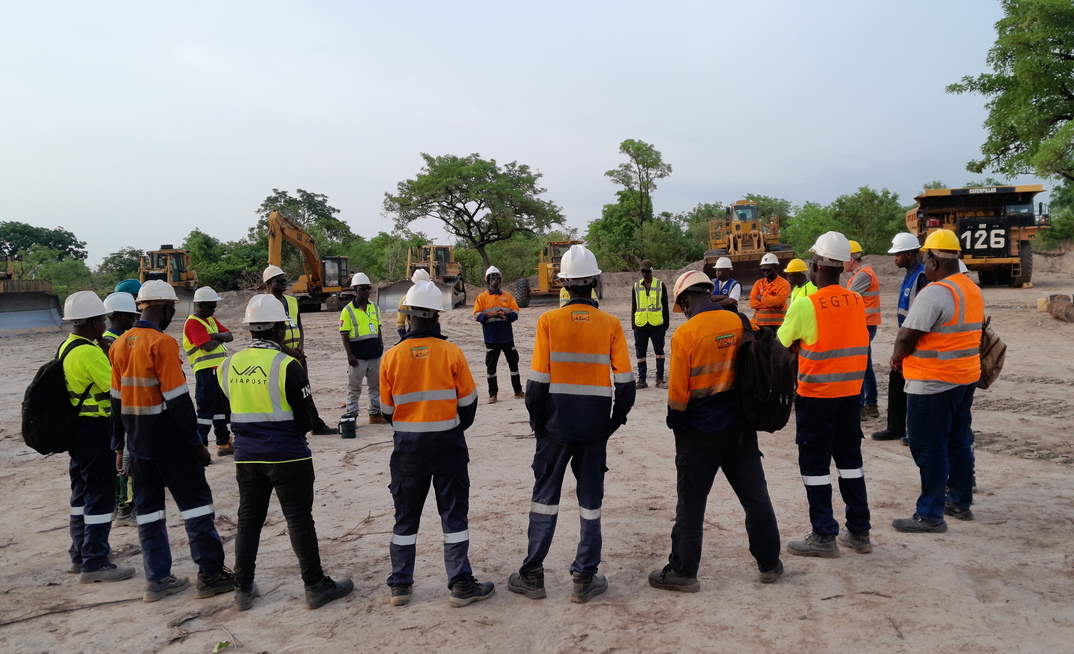 Some of the Kodal Minerals team at Bougouni