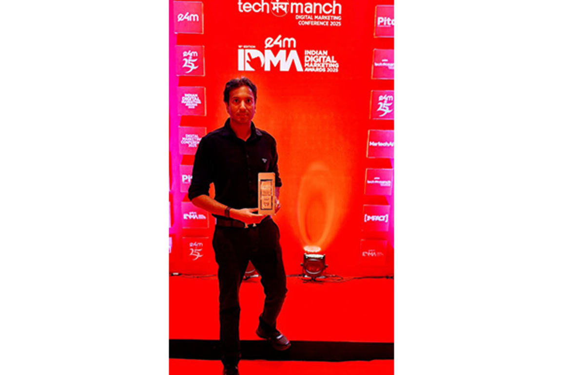 EaseMyTrip co-founder Prashant Pitti wins 2025 IDMA Person of the Year Award
