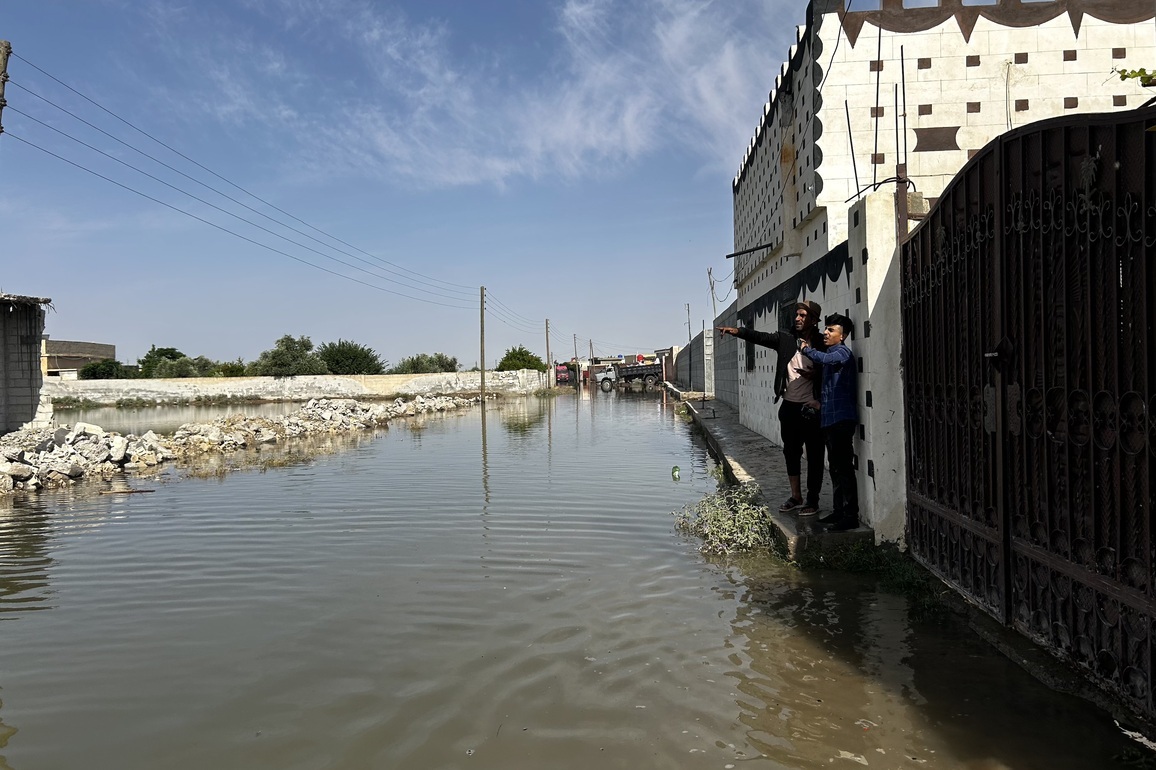 SYRIA-RAQQA-EUPHRATES RIVER-FLOODING