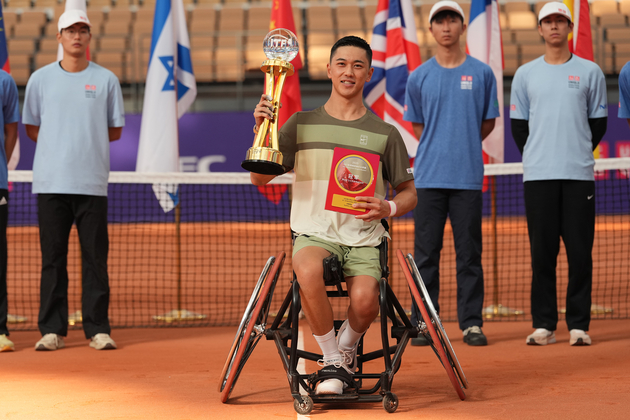 (SP)CHINA-HUZHOU-WHEELCHAIR TENNIS-NEC WHEELCHAIR SINGLES MASTERS (CN)