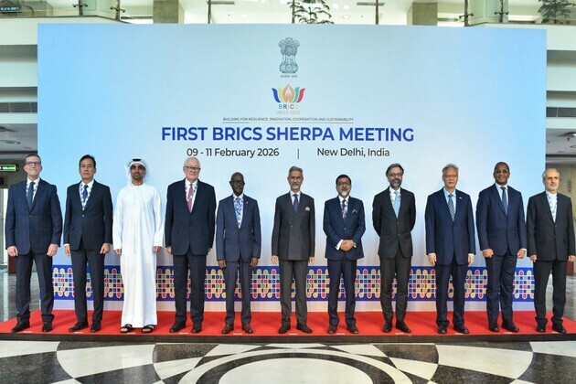 First BRICS Sherpas' Meeting Held During India's Chairship in New Delhi