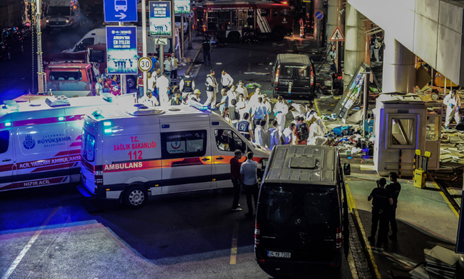 36 killed in Istanbul airport bombings as PM blames IS 36 killed in Istanbul airport bombings as PM blames IS
