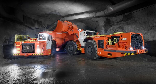 Some of Sandvik's underground offerings.