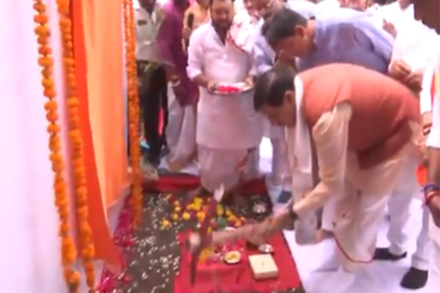 MP CM Mohan Yadav lays foundation stone for restoration of Lalbagh Palace in Indore