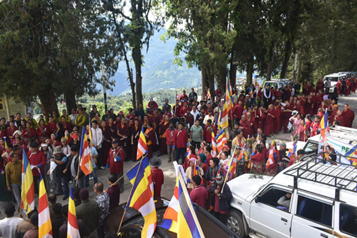 Arunachal Pradesh: ATDSU holds peace march in Tawang, urges Bharat Ratna for Dalai Lama