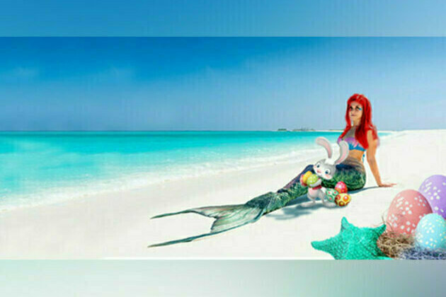 The Little Mermaid: A playful twist on Easter Celebration at Seaside Finolhu