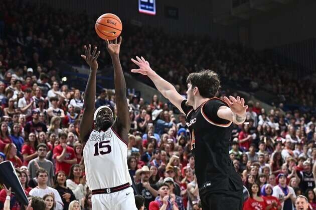 No. 11 Gonzaga struggles to put away Pacific as Graham Ike sets mark