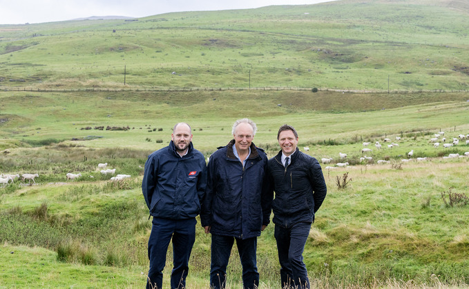 Keith Williamson (ABP Linden), Campbell Tweed (UFU hill farming committee member) and Colin Smith (LMC chief executive) Keith Williamson (ABP Linden), Campbell Tweed (UFU hill farming committee member) and Colin Smith (LMC chief executive)