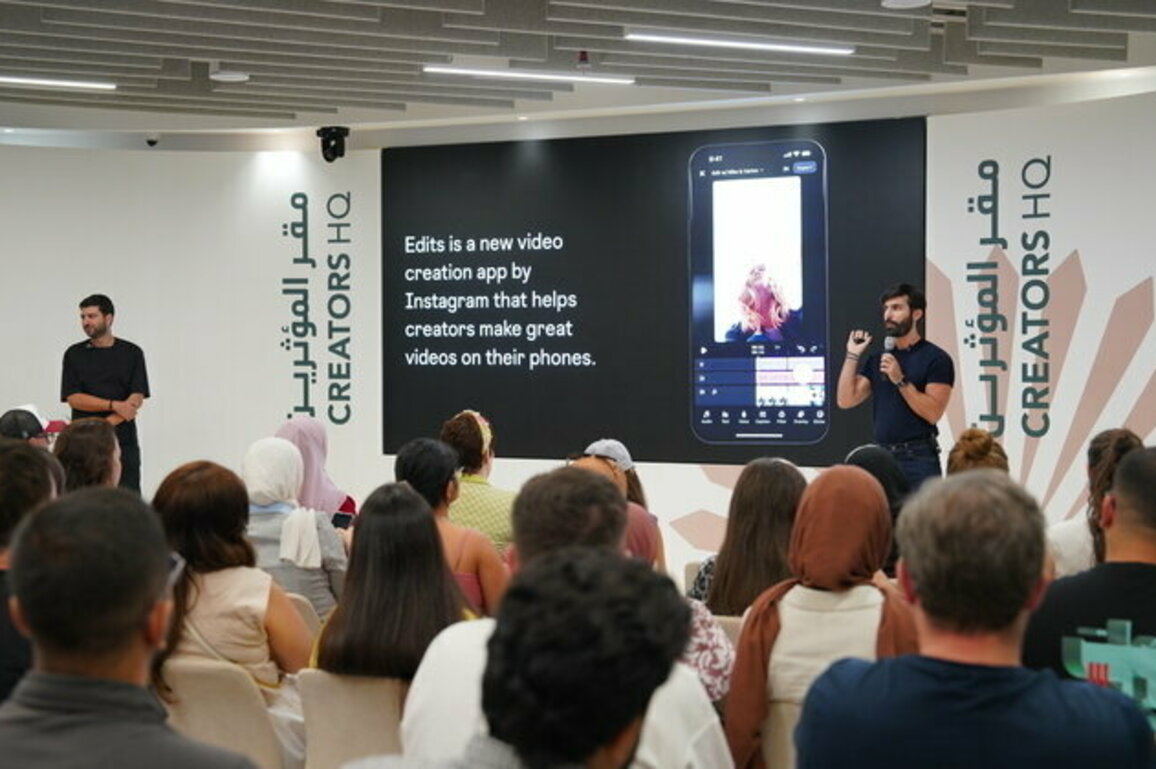 Creators HQ hosts Meta's first Middle East event showcasing "Edits" video creation app