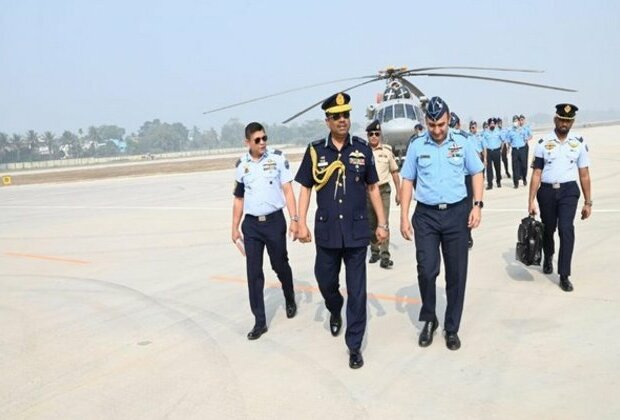 Bangladesh Air Force chief visits Air Force Station Barrackpore in West Bengal