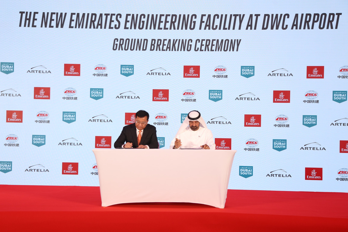 UAE-DUBAI-CRCC-GROUNDBREAKING CEREMONY