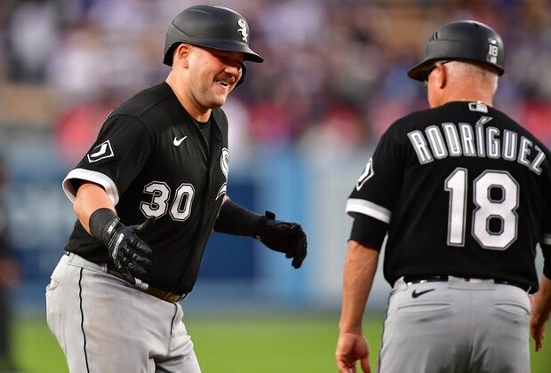 Jake Burger homers twice as White Sox dump Dodgers