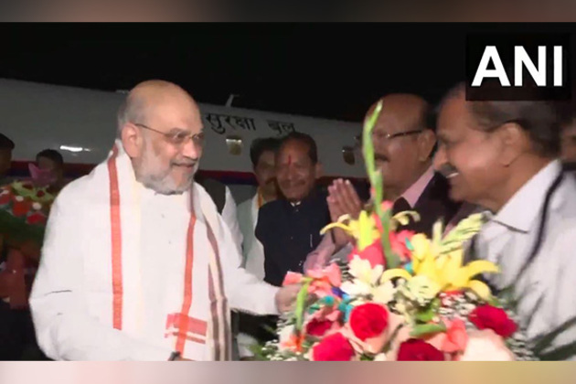Amit Shah arrives in Bengaluru, to inaugurate Adichunchanagiri University campus