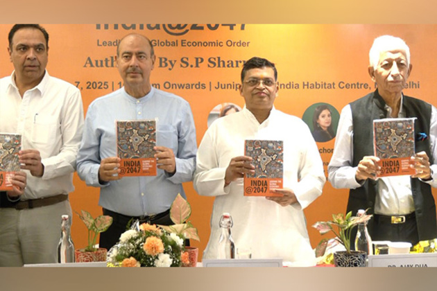 Economist SP Sharma launches his book 'India@2047,' envisions India as global economic leader
