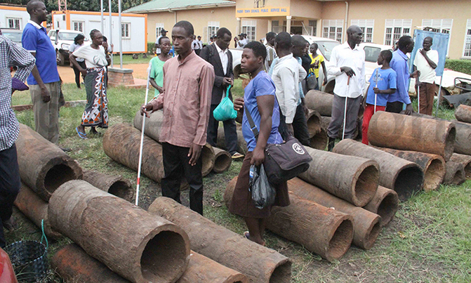 Amuru's visually impaired get beehives Amuru's visually impaired get beehives