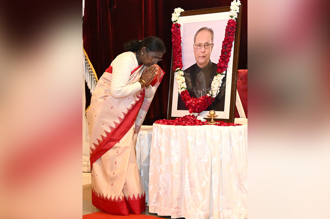 President Murmu, VP CP Radhakrishnan pay tribute to Pranab Mukherjee on his birth anniversary