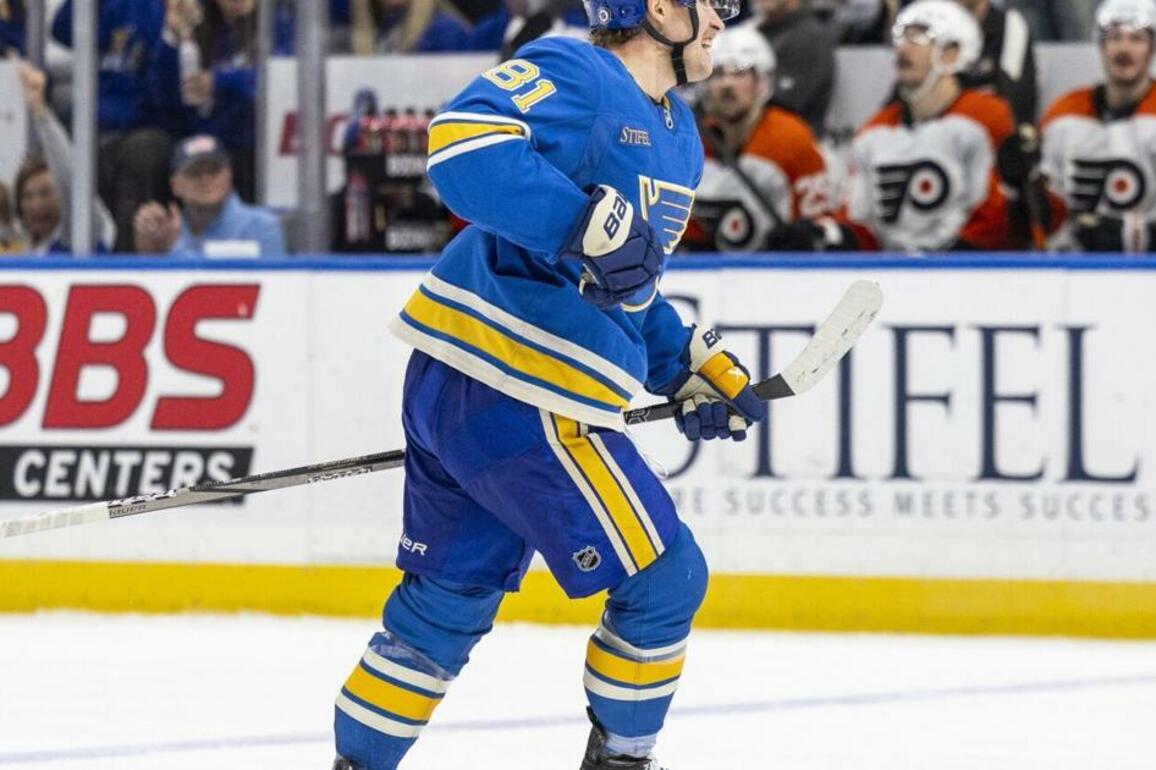 Dylan Holloway on being injured for the playoffs, his rehab and a potential extension in St. Louis
