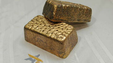 Gold bars from Kittilä, Finland