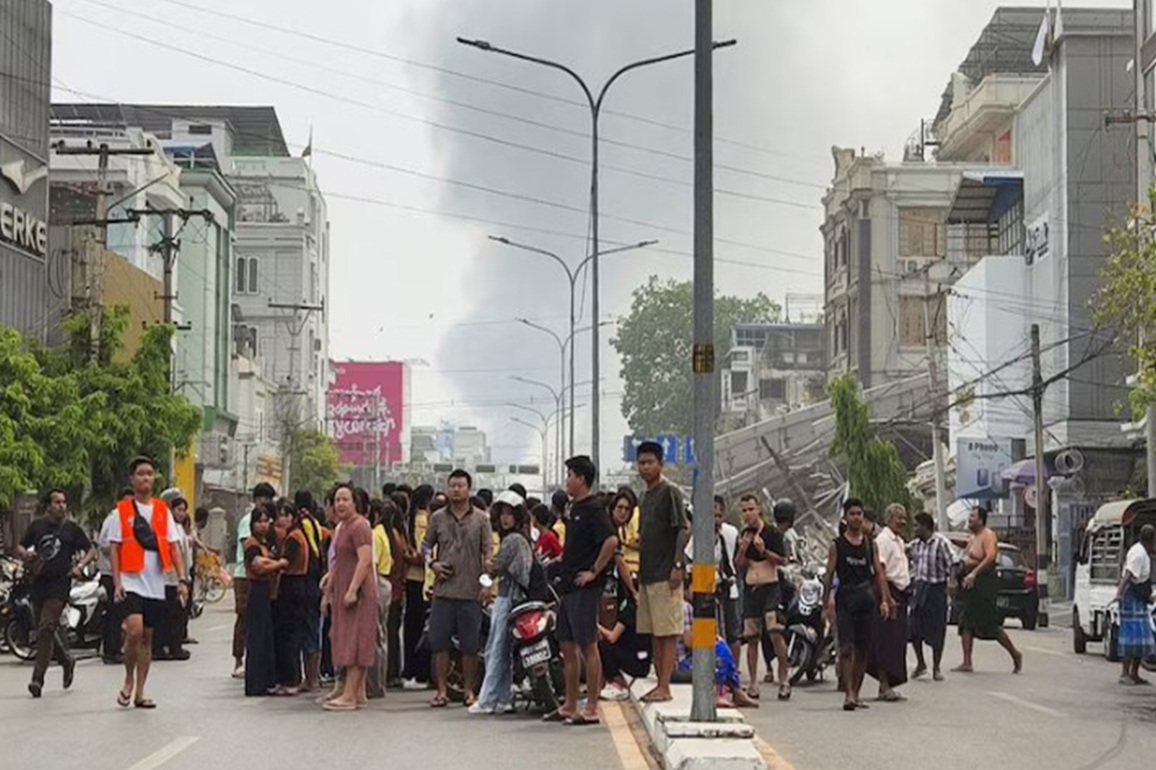 Earthquake of magnitude 3.3 hits Myanmar