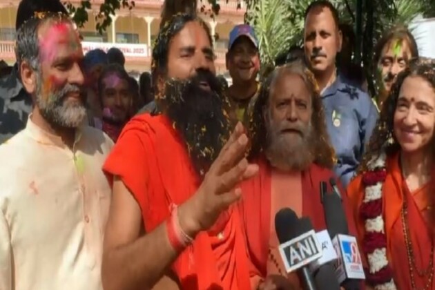 World will move ahead following path of Yoga and not war: Baba Ramdev on Holi