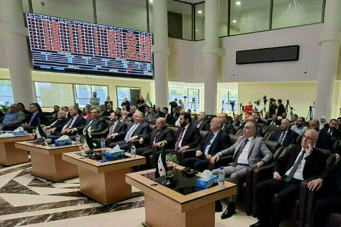 Launch of trading resumption ceremony at Damascus securities exchange