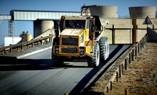 A Bell dump truck at Sibanye-Stillwater's Beatrix mine
