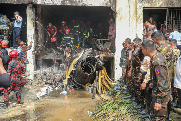 BANGLADESH-DHAKA-TRAINING AIRCRAFT-CRASH