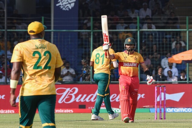Zimbabwe scores 153/7 in Super 8 against South Africa despite Sikandar Raza's 73