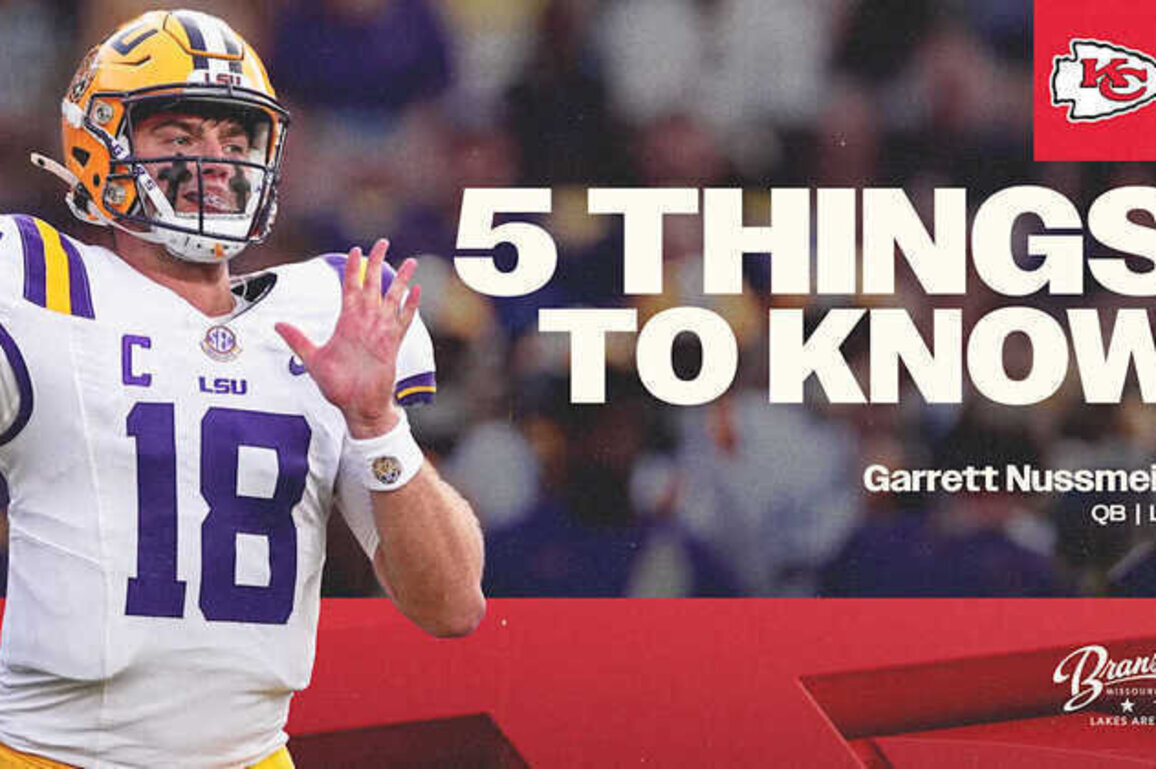 Five Things to Know About New Chiefs QB Garrett Nussmeier
