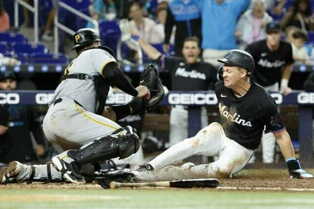 Derek Hill's ninth-inning heroics lift Marlins over Pirates