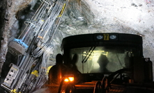 Automated drill used in an Alaskan underground gold mine. Photo: Wikimedia Commons/Dylan McFarlane