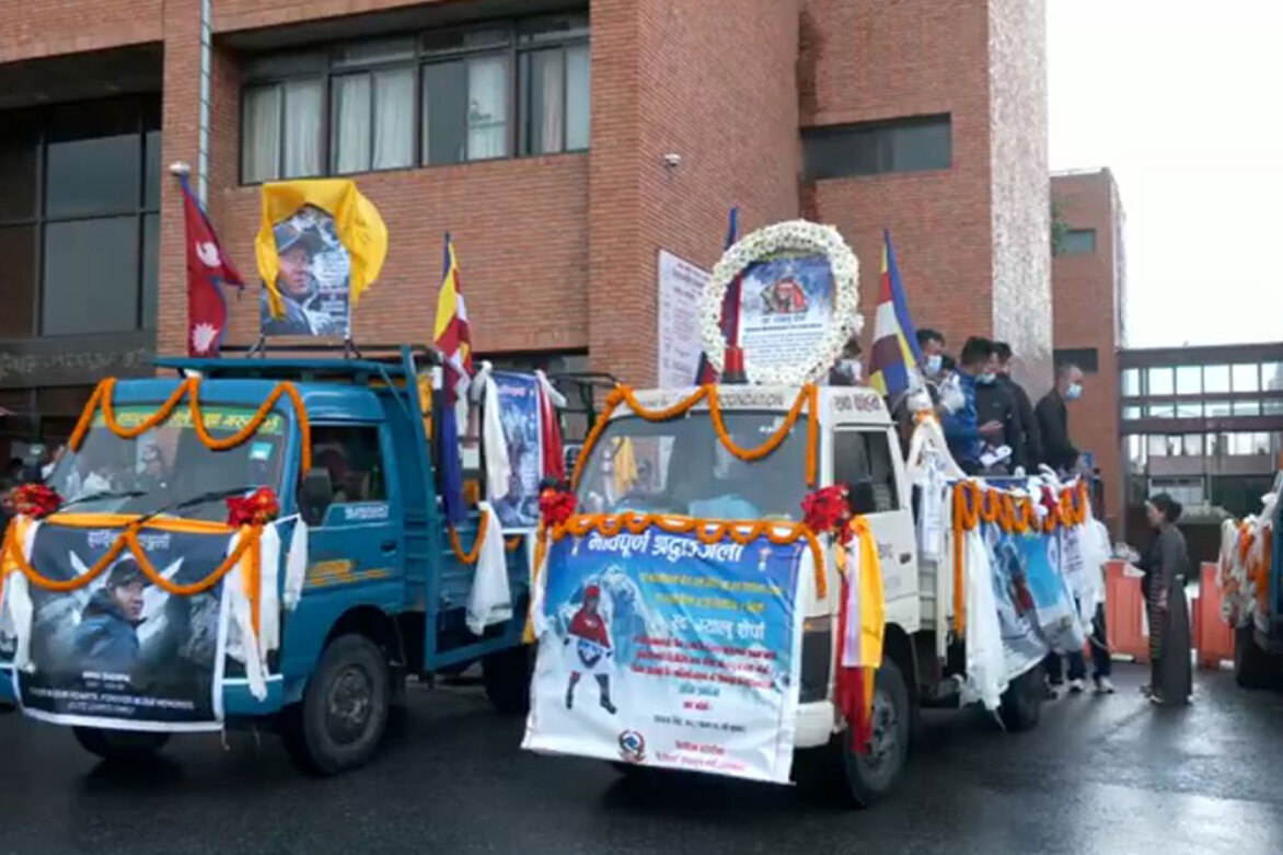 Nepal: Bodies of three elite Nepali climbers killed in Broad Peak avalanche arrive in Kathmandu