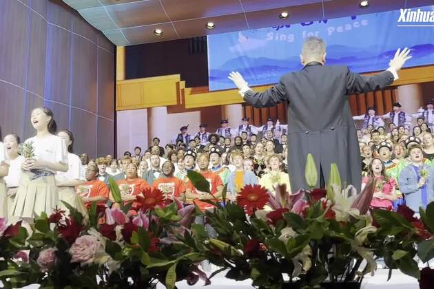 Chinese, American youth sing for peace, friendship at "Bond with Kuliang"