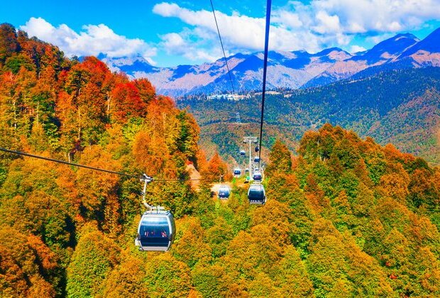 7 scenic cable cars in Russia