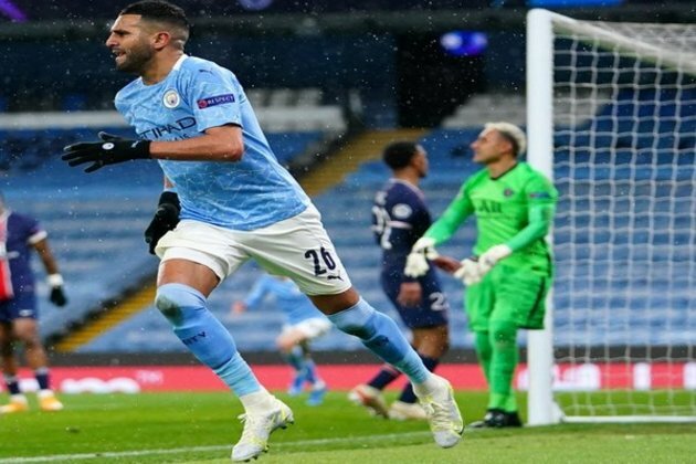 Champions League: Mahrez's brace helps Man City defeat PSG