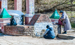  People collecting water from a “Cold Well” in a public park in Moscow, however, the quality of water is questionable