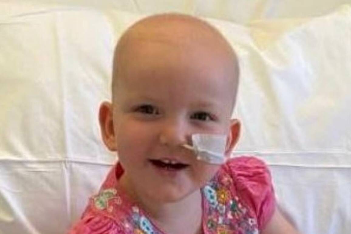 Toddler was sent home by GPs who said she had the flu - before being diagnosed with deadly cancer