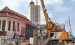  On a recent job, P.T. BAUER Pratama Indonesia had to create a diaphragm wall on land between two busy main roads and among historical structures and residential buildings