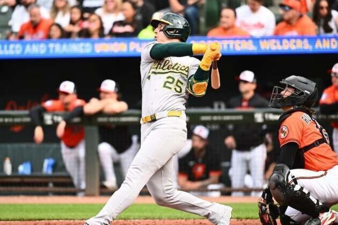 Top half of Athletics' order rolls versus O's