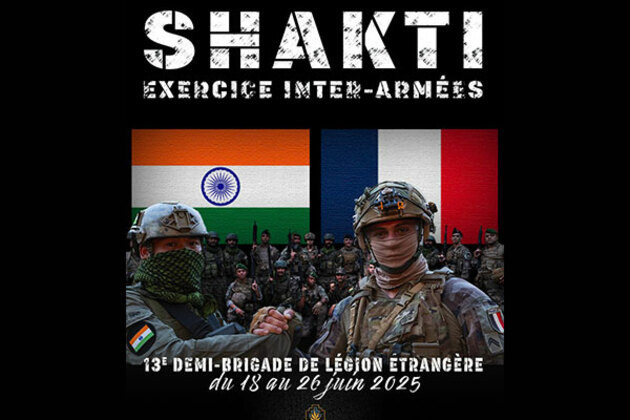 "Exercise Shakti 2025 fostering joint training interoperability between India and France": French Army