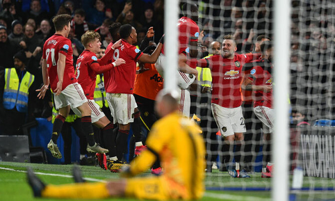 Man Utd beat Chelsea 2-0 at Stamford Bridge Man Utd beat Chelsea 2-0 at Stamford Bridge