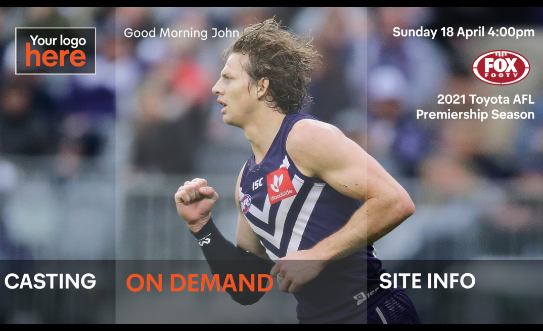 On Demand, casting and site information available on the Business iQ user interface