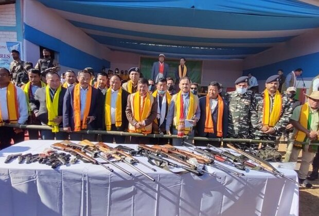 67 cadres of Dimasa National Liberation Army surrender in Assam's Karbi Anglong