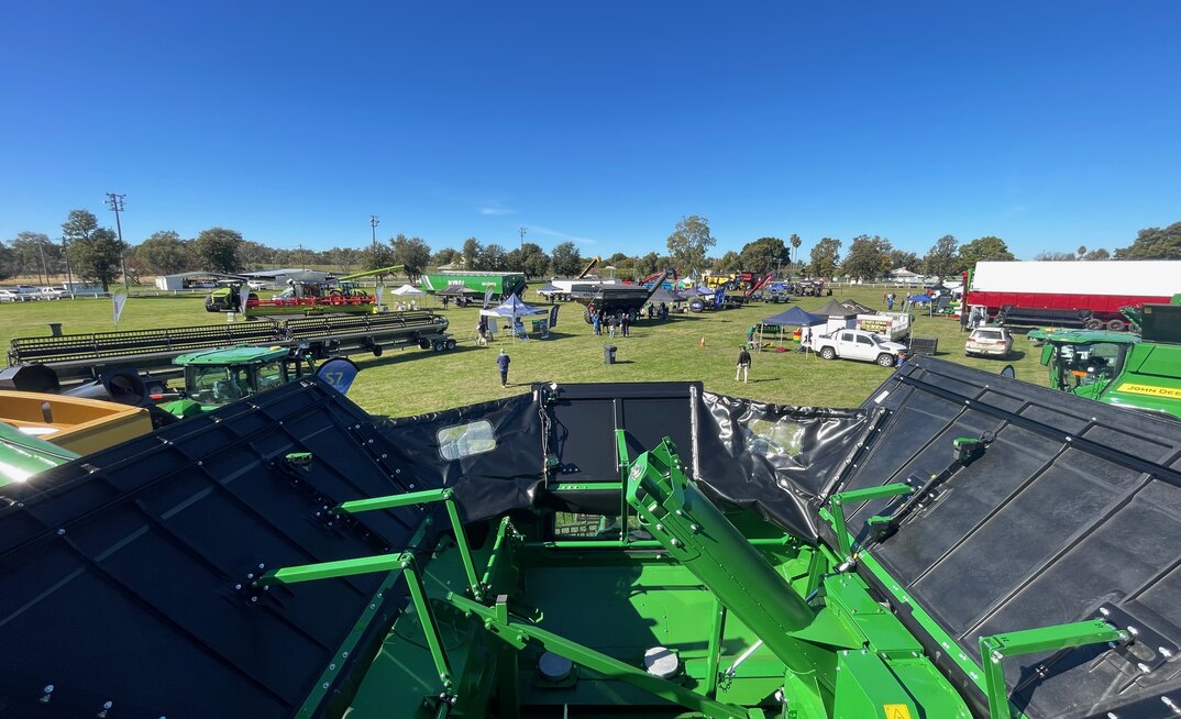 The two-day HarvestFest event, held at Moree, New South Wales, will end today.