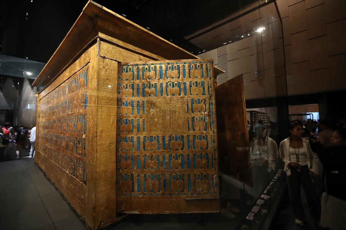 EGYPT-GIZA-GRAND EGYPTIAN MUSEUM-OPEN TO PUBLIC
