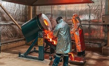  The first gold pour at KOTH